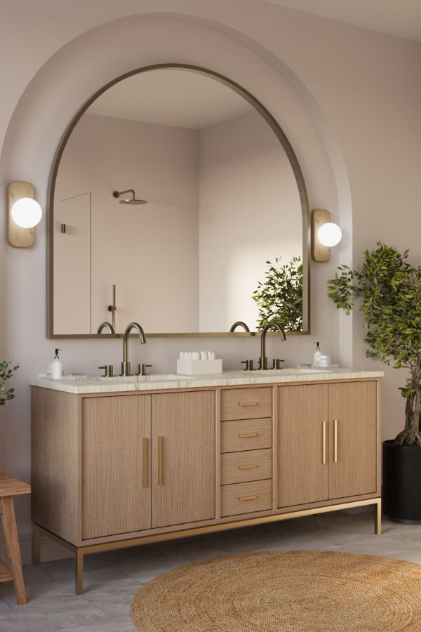 Vanderloc Powder Bath Vanity